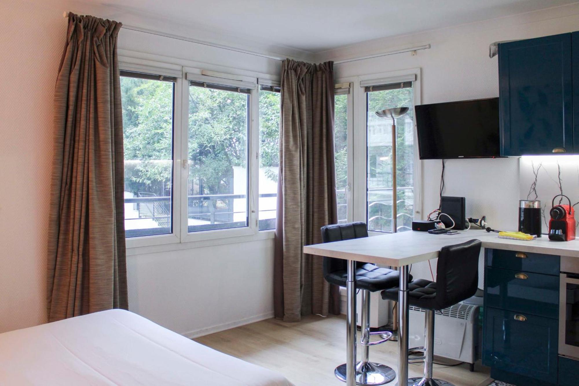 Bright Studio Of 29M With Wifi Near Paris Issy-les-Moulineaux Exteriör bild